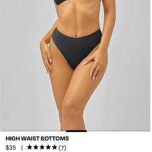 NWT BLACKBOUGH- High Waisted Bottoms- Bermuda Black